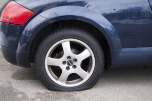 How to deal with a flat tire