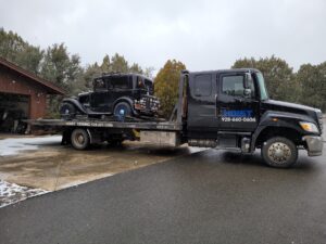 Flatbed Towing of a Vintage Vehicle