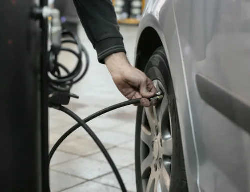 Check your tire pressure to avoid a blowout