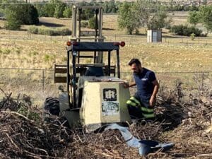 Off Road Equipment Recovery of Forklift