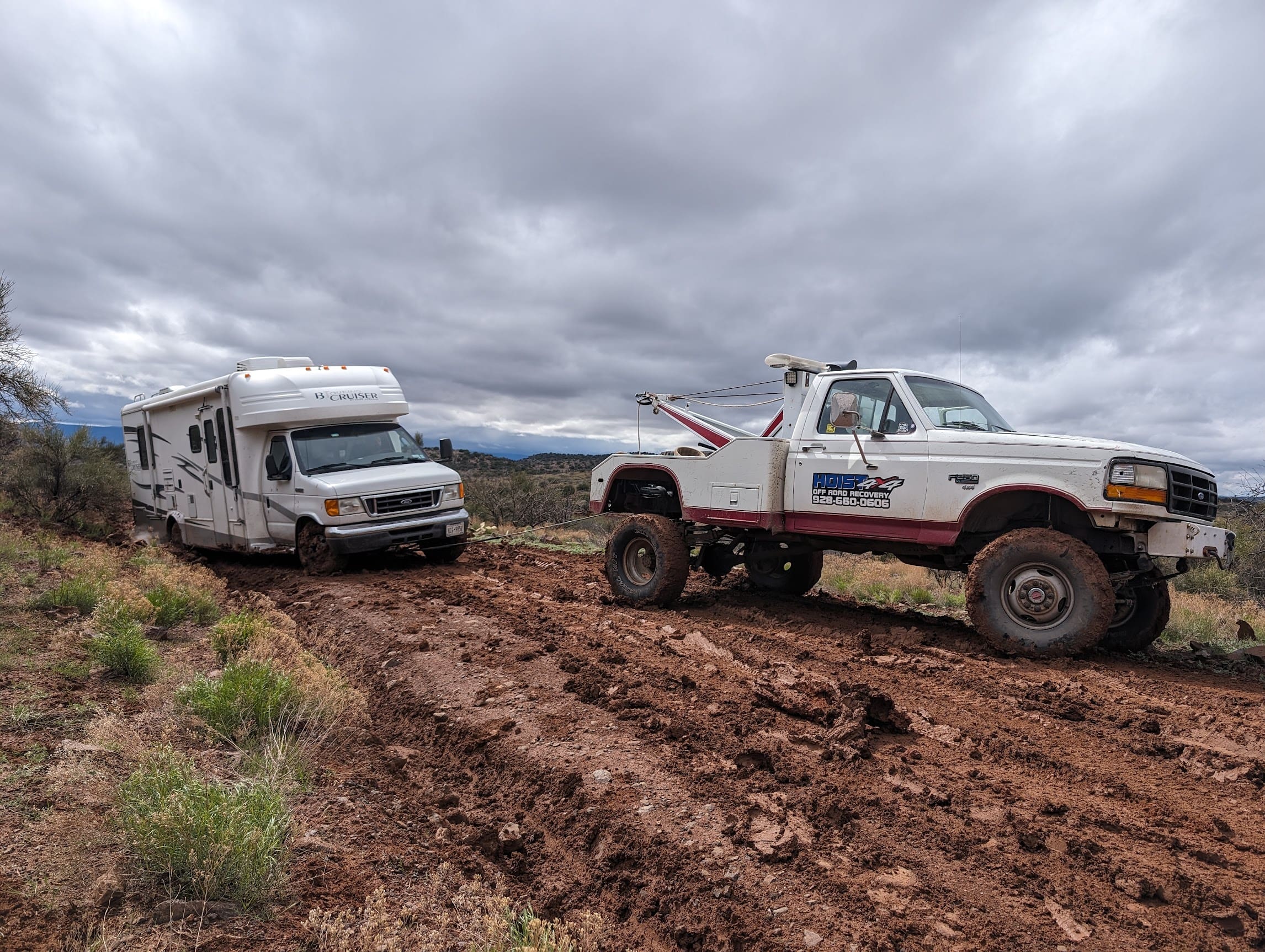 RV Stuck in Mud
